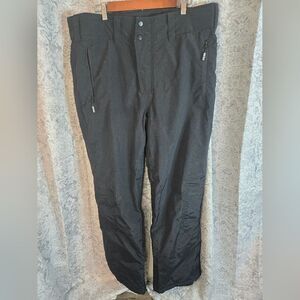Virtika ski snow pants great pockets adj waist leg vents fleece lined men's xl